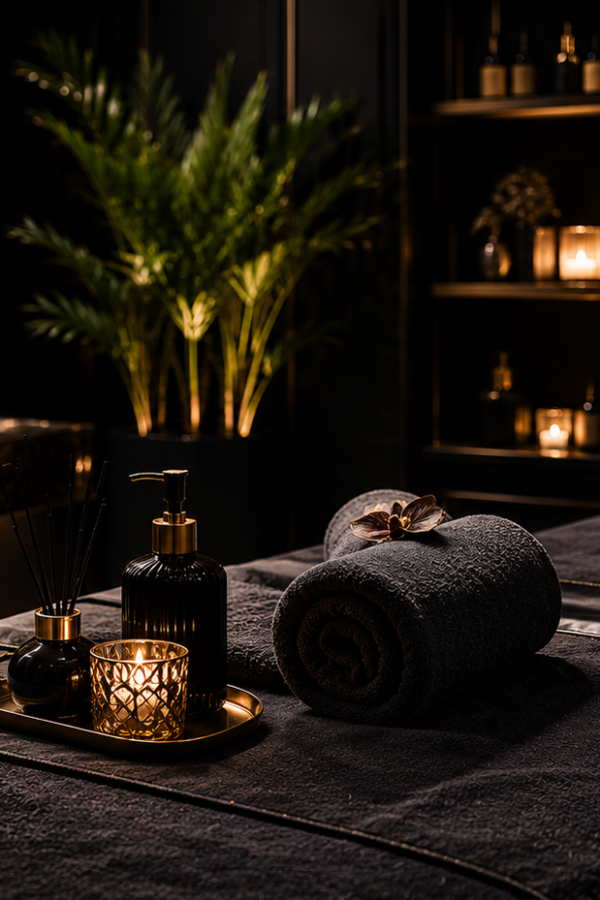 Luxury massage environment illustrating professional massage etiquette at Erotic Massage Amsterdam